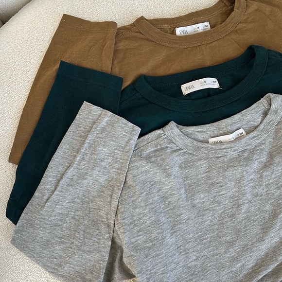 Zara Long Sleeve Shirts Bundle Kids sz 9 - Picture 3 of 3